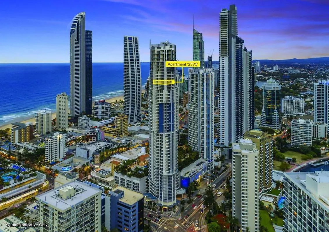 Apartment Ferienwohnung Skyline North Chevron Renaissance Gold Coast